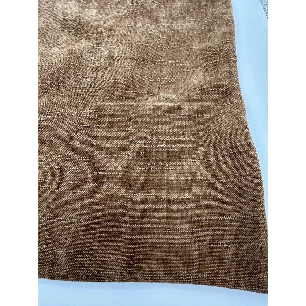 Foindtower Throw Pillow Covers (Set of 2) 20x20 Brown Textured Cushion Cases New